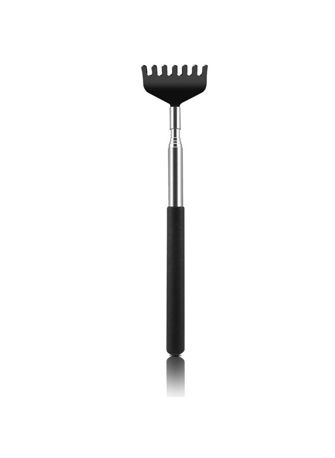 2 PCS Telescopic Back Scratcher Portable Scratcher with Handles, Black - Image 2